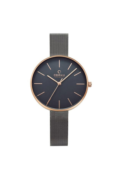 Obaku Denmark
Womens Viol Granite Grey Dial Stainless Steel Analog Watch - V211LXVJMJ
