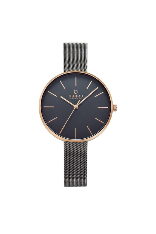 Obaku Denmark
Womens Viol Granite Grey Dial Stainless Steel Analog Watch - V211LXVJMJ