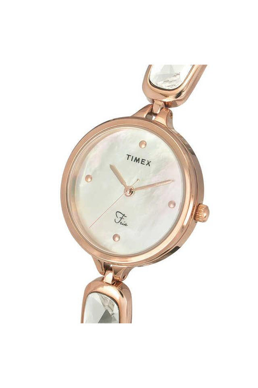 Fria 30 MM Mother of Pearl Brass Analog Watch For Women - TWEL15901