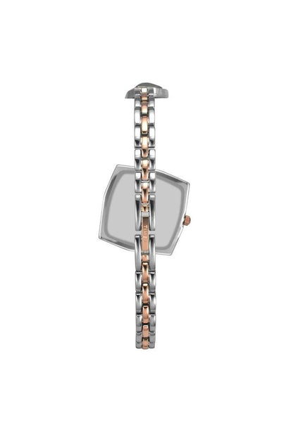 Womens 32.58 mm Fria Blue Dial Two-tone Brass Bracelet Analog Display Watch - TWEL16102