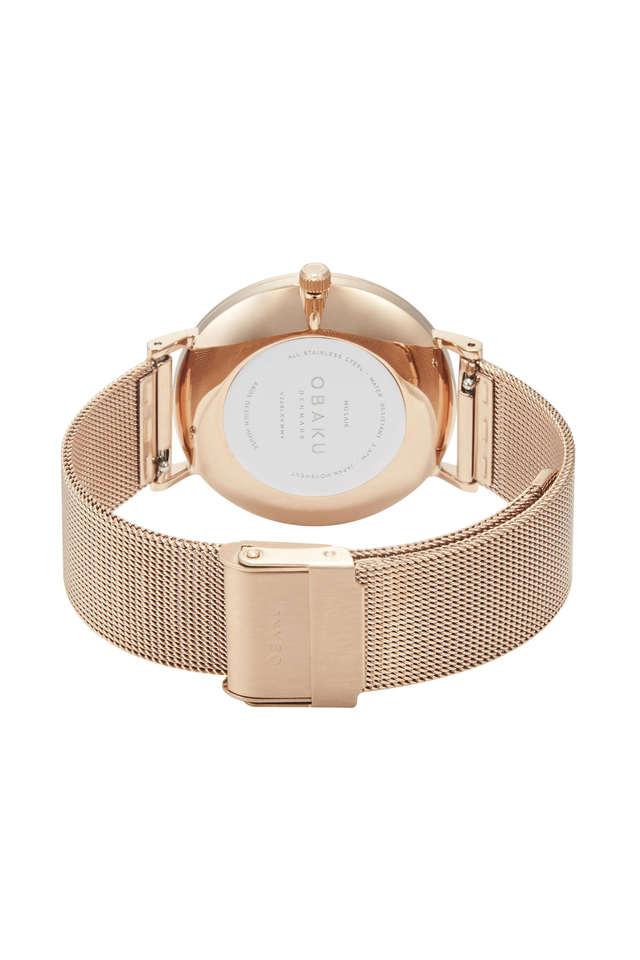 Obaku Denmark
Mosaik Rose 37 mm Silver Dial Stainless Steel Analogue Watch for Women - V268LXVWMV