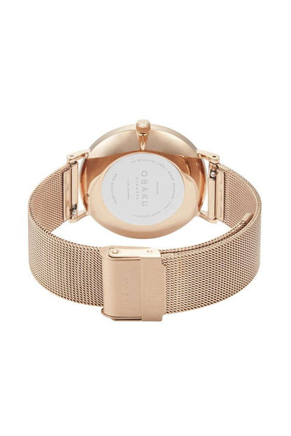 Obaku Denmark
Mosaik Rose 37 mm Silver Dial Stainless Steel Analogue Watch for Women - V268LXVWMV