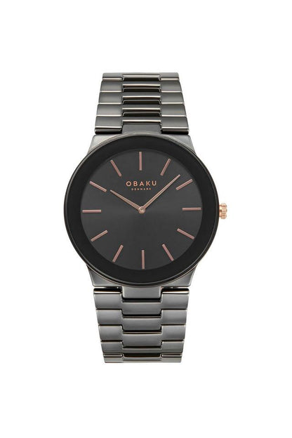 Obaku Denmark
Svale 42 x 46 mm Black Dial Ceramic Analogue Watch for Men - V281GXBBCB