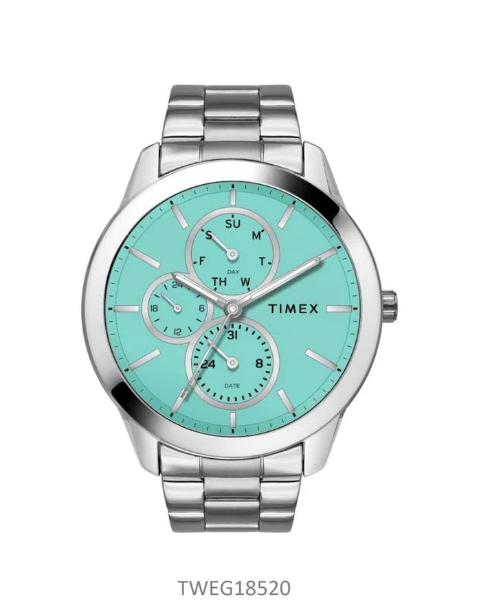 Timex Men Blue Round Dial Analog Watch