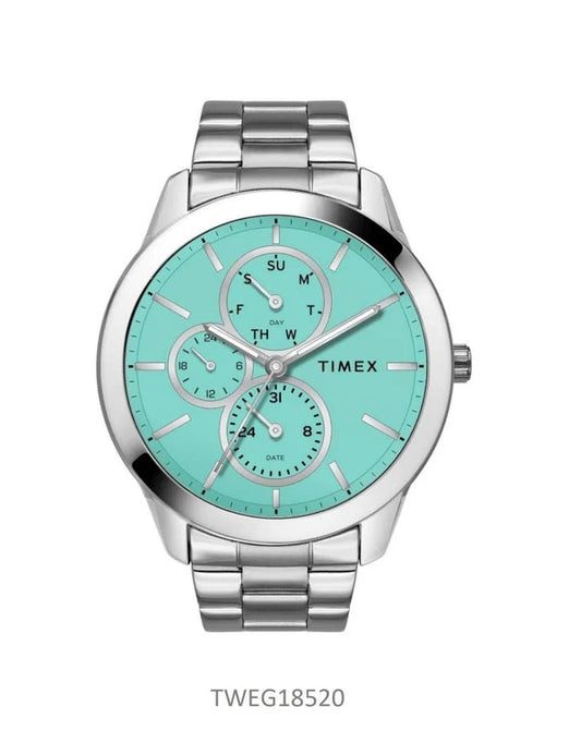 Timex Men Blue Round Dial Analog Watch