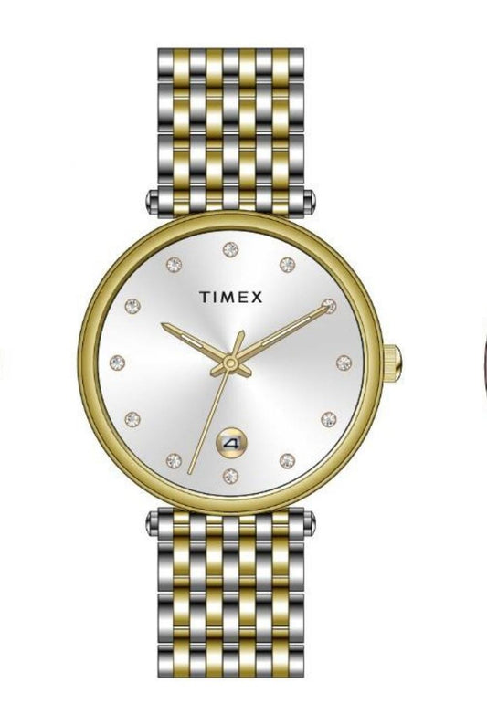 Timex Women Silver Dial Analog Watch - TWEL21602