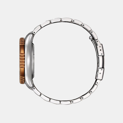 Promaster Men Automatic Brown Dial Analog Stainless Steel Watch NY0164-65X