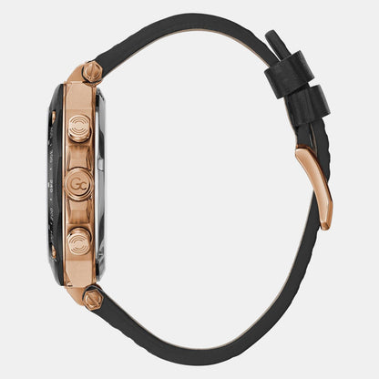 SPIRIT SPORT Men Quartz Black Dial Chronograph Leather Watch Y81004G2MF