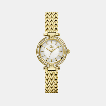 Vogue Women Quartz White Dial Analog Stainless Steel Watch Z22002L1MF