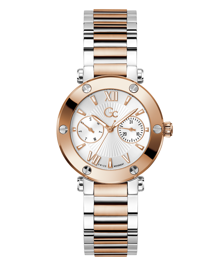 Aura Women Quartz White Dial Analog Stainless Steel Watch Z48002L1MF