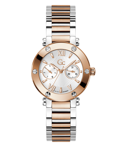Aura Women Quartz White Dial Analog Stainless Steel Watch Z48002L1MF