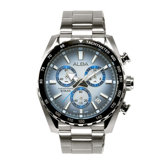 ALBA AX7011X1 Columbia Blue Dial Chronograph Watch