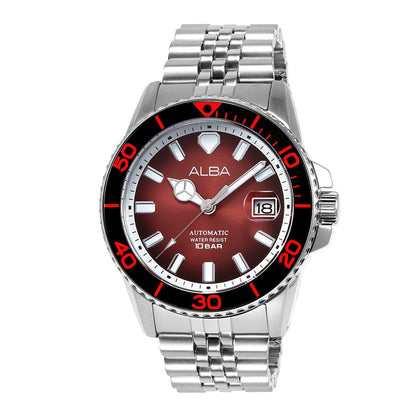 AU4055X1 Burgundy Dial Automatic Watch