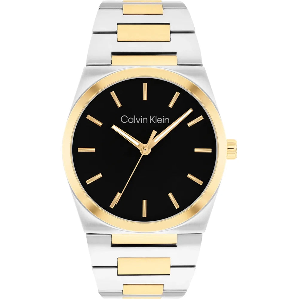 Empower Men Quartz Black Dial Analog Stainless Steel Watch 25200544