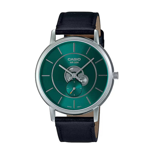 Casio Enticer Leather Band Men's Watch Mineral Glass, MTP-B130L-3AVDF-A2132
A2132