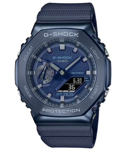 Casio G-Shock Blue Metal Covered Double LED light, GM-2100N-2ADR-G1162