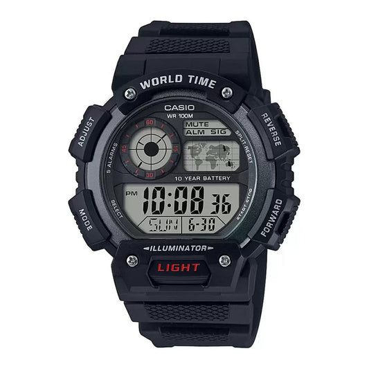 casio men watch YOUTH AE 1400WH 1AVDF D152 silver Digital