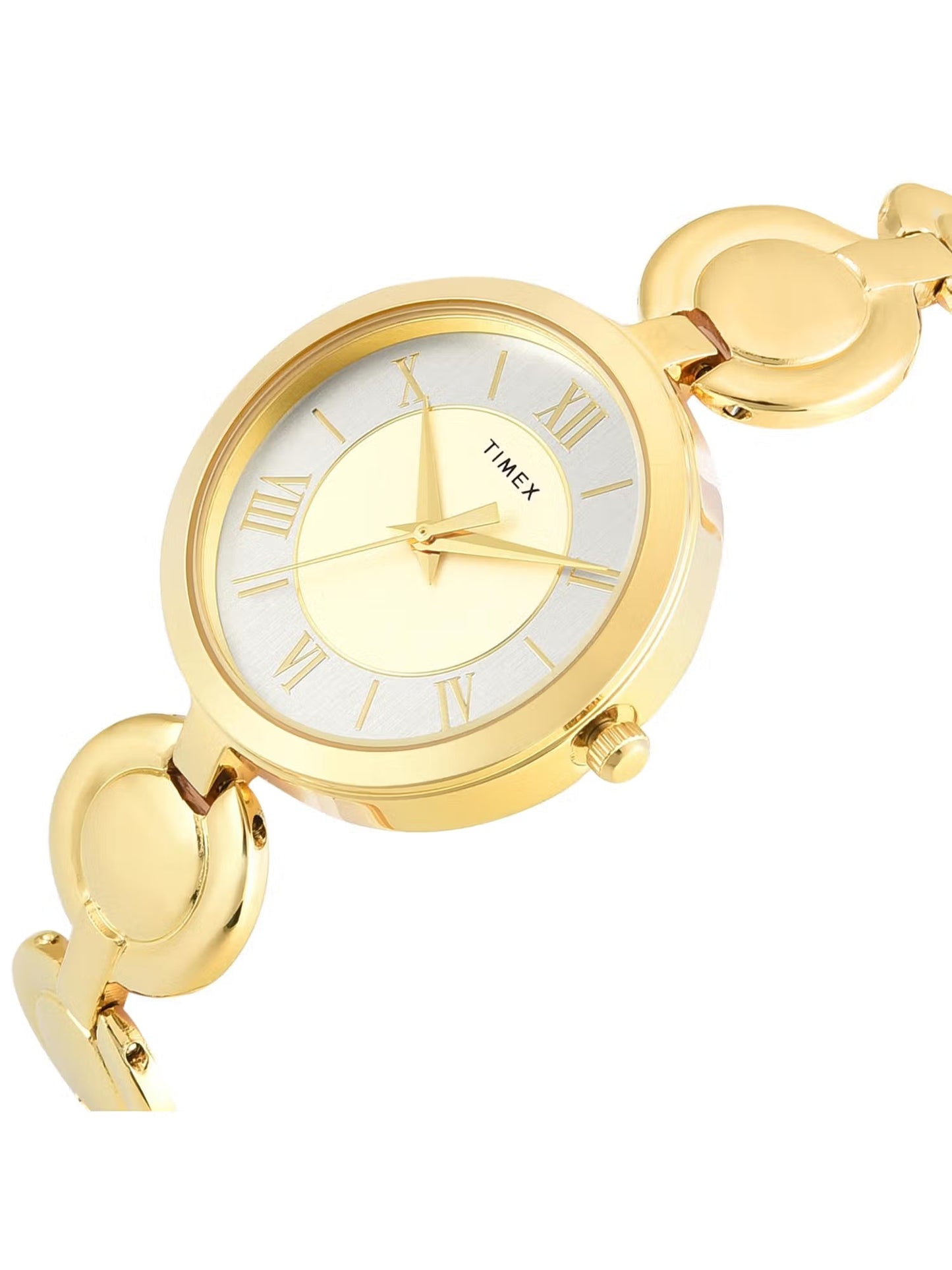 Women Quartz Champagne Dial Analog Brass Watch TWTL16402T