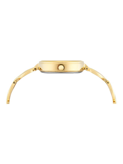 Women Quartz Champagne Dial Analog Brass Watch TWTL16402T