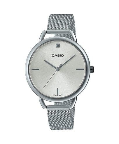 CASIO ENTICER LTPE415M7CDF A1810 Silver Analog Women's Watch