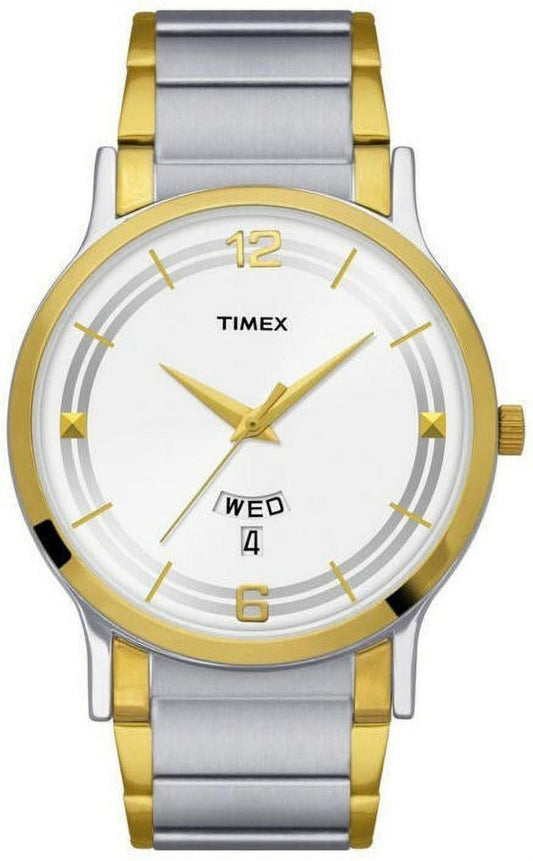 Classics Men Quartz Silver Dial Analog Stainless Steel Watch TW000R424