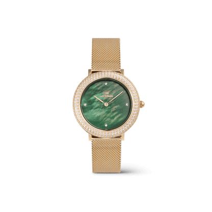 Crystalline Bezel Evergold Green