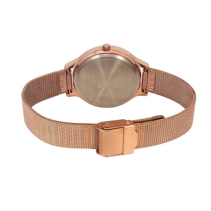 Timex Classics Collection Premium Quality Women's Analog Pink Dial Coloured Quartz Watch, Round Dial with 34mm Case width - TWTL12102