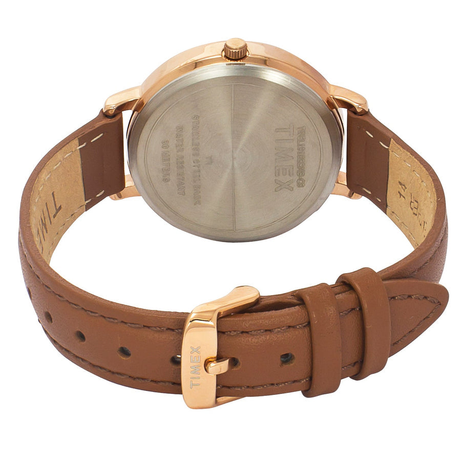 Timex Silver Round Dial Analog Women's Watch, TWEL19105
TWEL19105