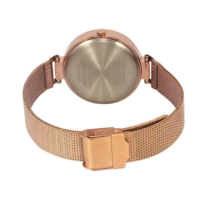 Timex Fashion Women's Pink Dial Round Case Multifunction Function Watch -TW000X242