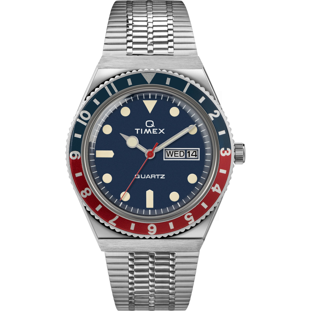 Q Timex Reissue 38mm Stainless Steel Bracelet Watch
