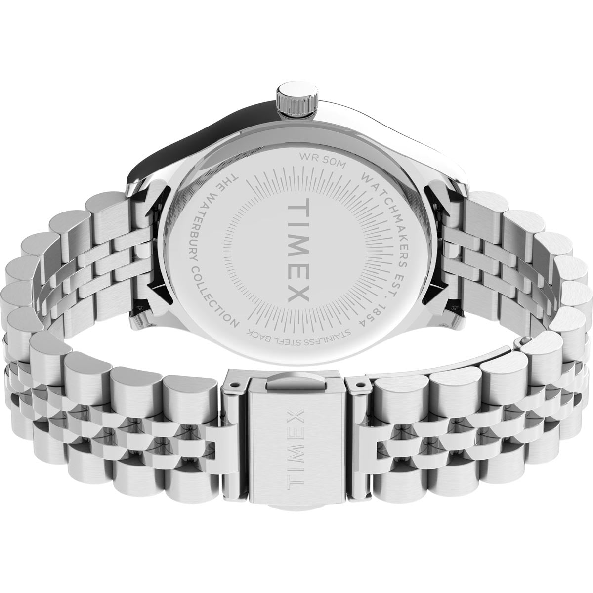 Timex Heritage Collection Women's Quartz Analog Stainless Steel Dial Round Case Stainless-Steel Function Watch -TW2U23400UJ