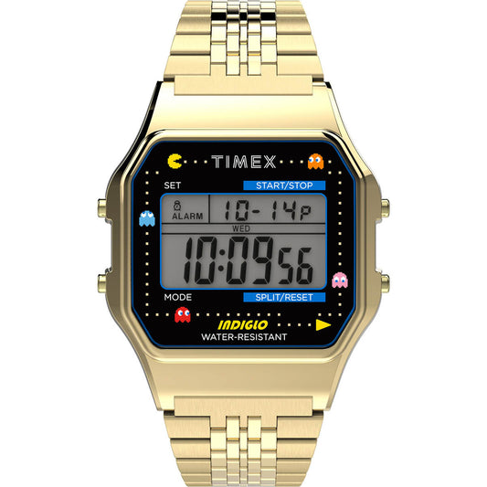 Timex Global Unisex Gold-Tone Dial Case Chronograph Function Watch -TW2U32000
