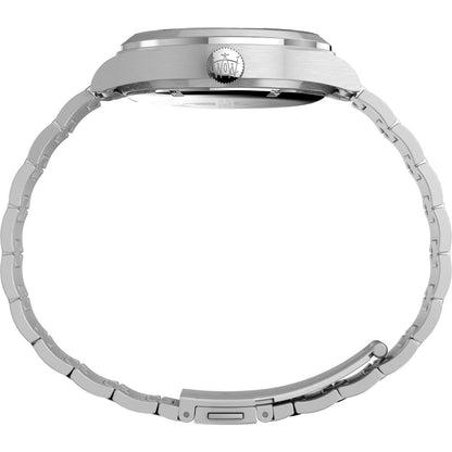 Waterbury Traditional Day/Date 39mm Stainless Steel Bracelet Watch