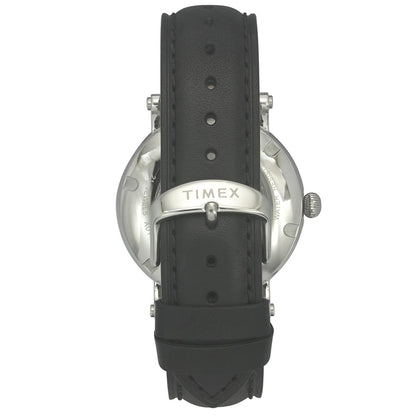 Timex E Class Men's Black Dial Round Case Automatic Function Watch -TWEG16716