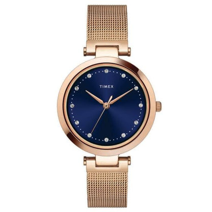 Timex Premium Blue DiaL Watch - TWEL11824
