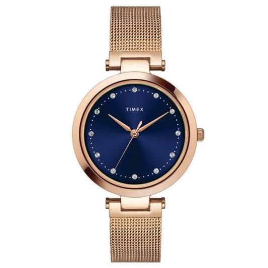 Timex Premium Blue DiaL Watch - TWEL11824